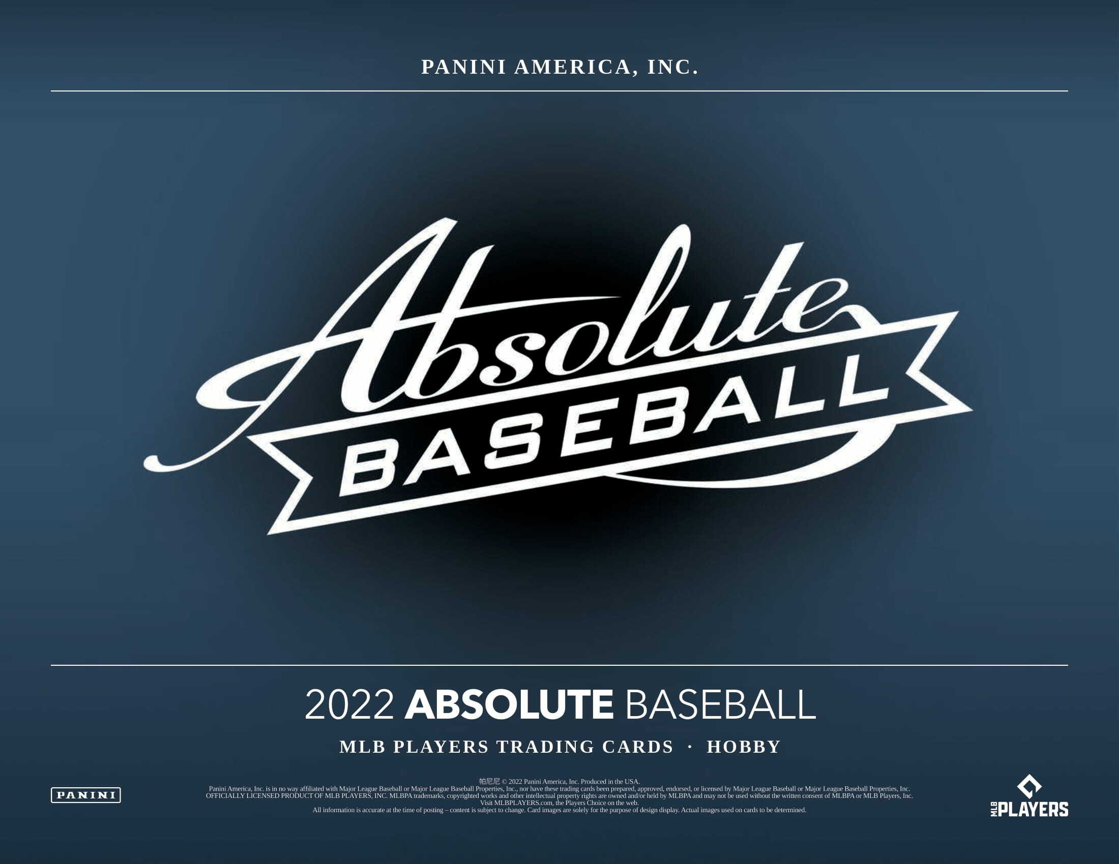 2022 Panini Absolute Baseball