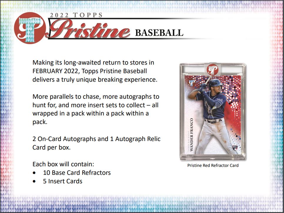 2022 Topps Pristine Baseball