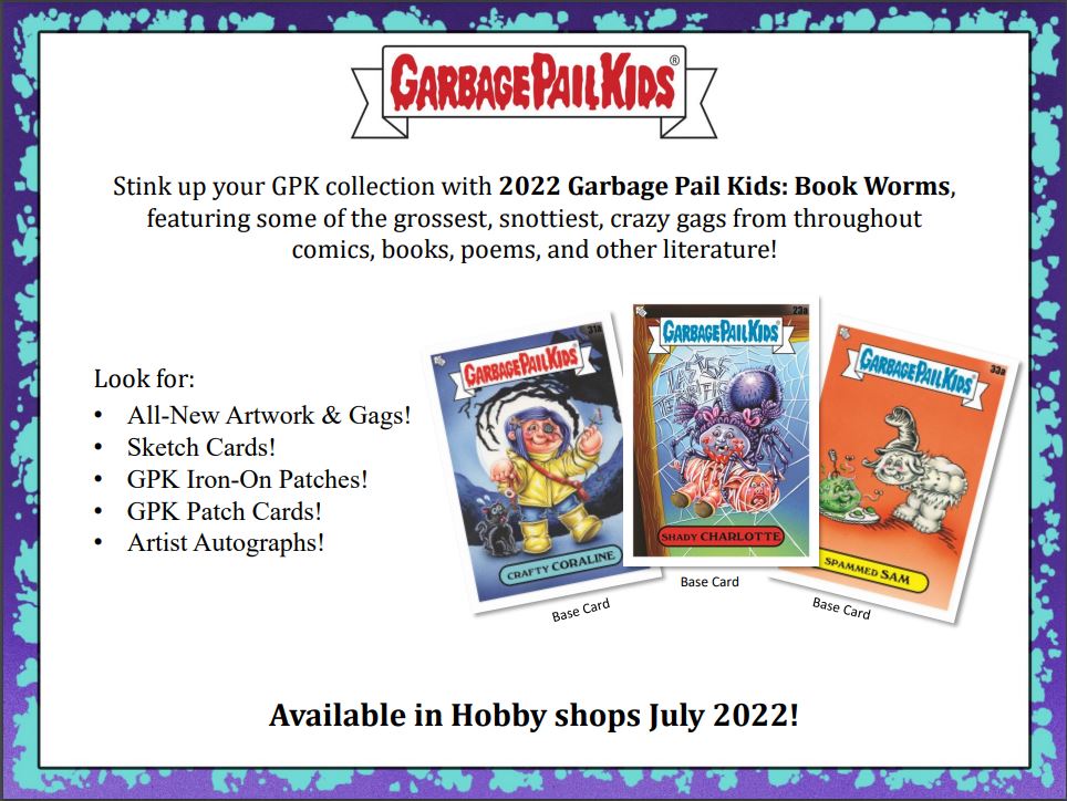 2022 Topps Garbage Pail Kids: Book Worms Non-Sport