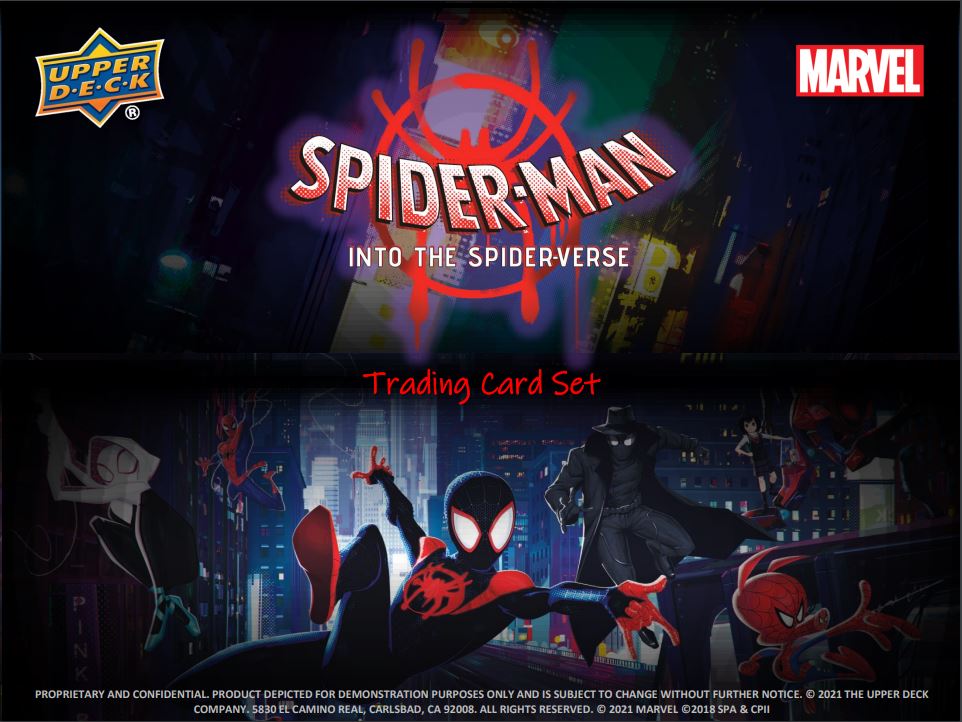 2022 Upper Deck Spider-Man: Into The Spider-Verse Non-Sport