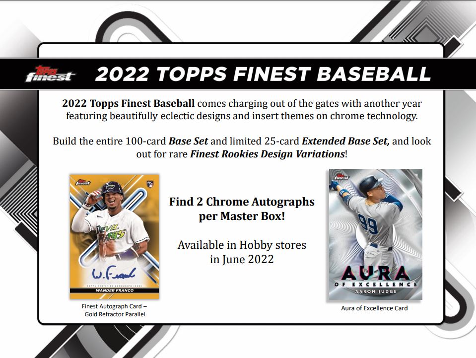 2022 Topps Finest Baseball