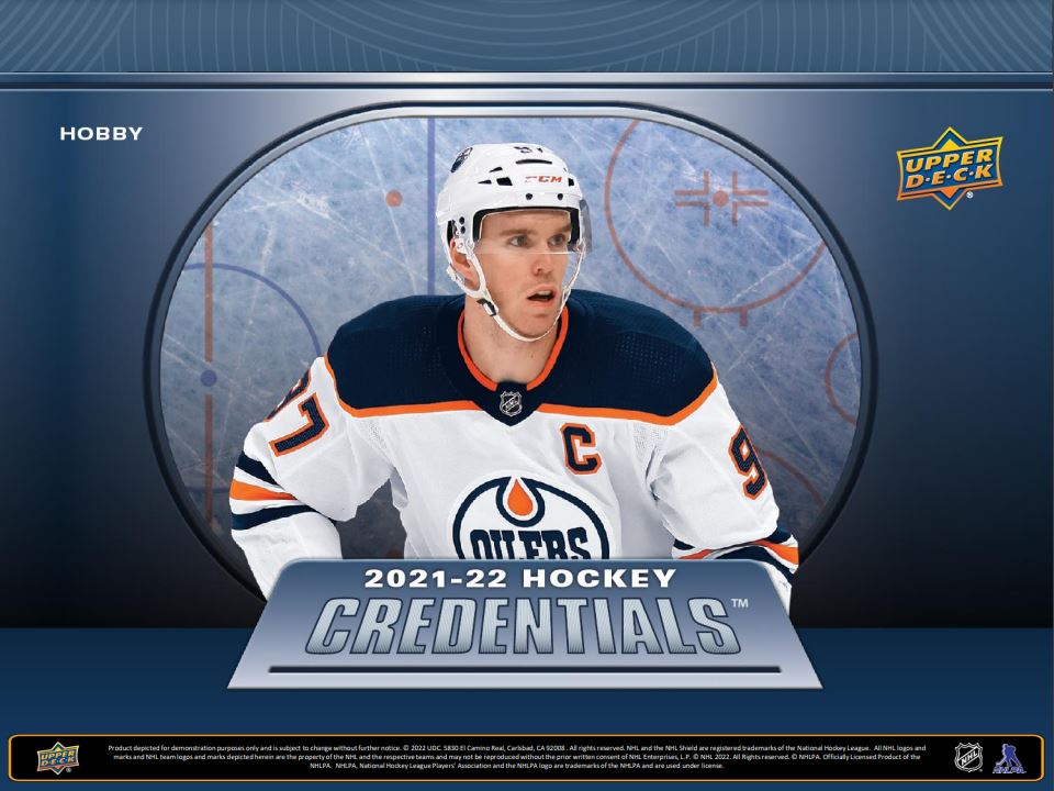 2021-22 Upper Deck Credentials Hockey