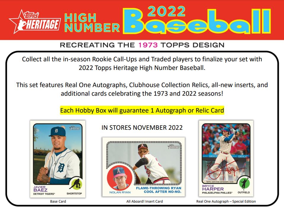 2022 Topps Heritage High Number Baseball