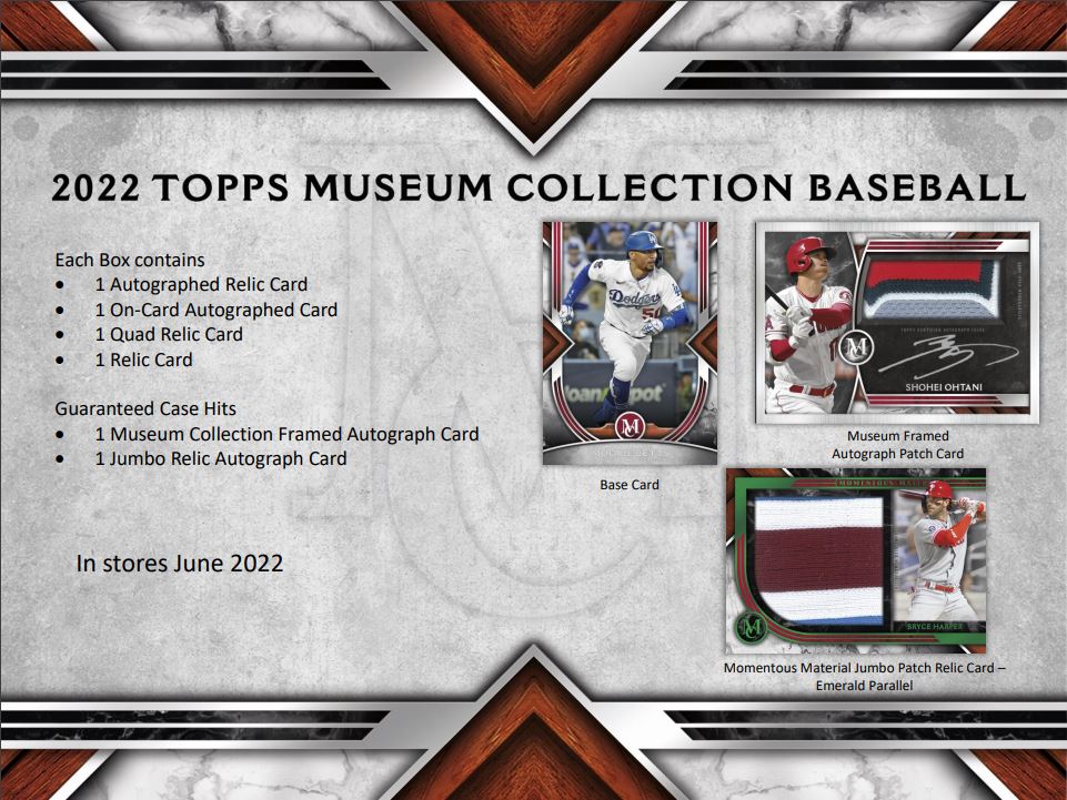 2022 Topps Museum Collection Baseball