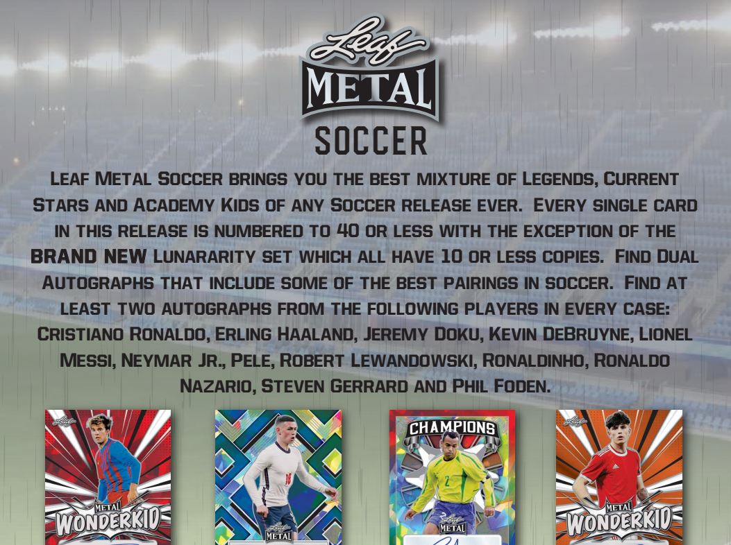 2022 Leaf Metal Soccer