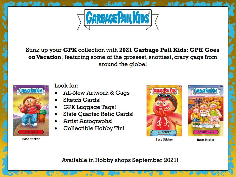 2021 Topps Garbage Pail Kids: GPK Goes On Vacation Non-Sport
