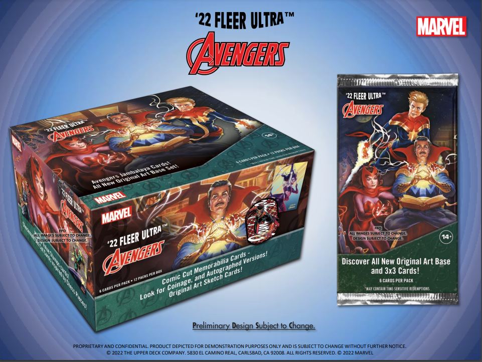 2022 Fleer Ultra Marvel Avengers Non-Sport