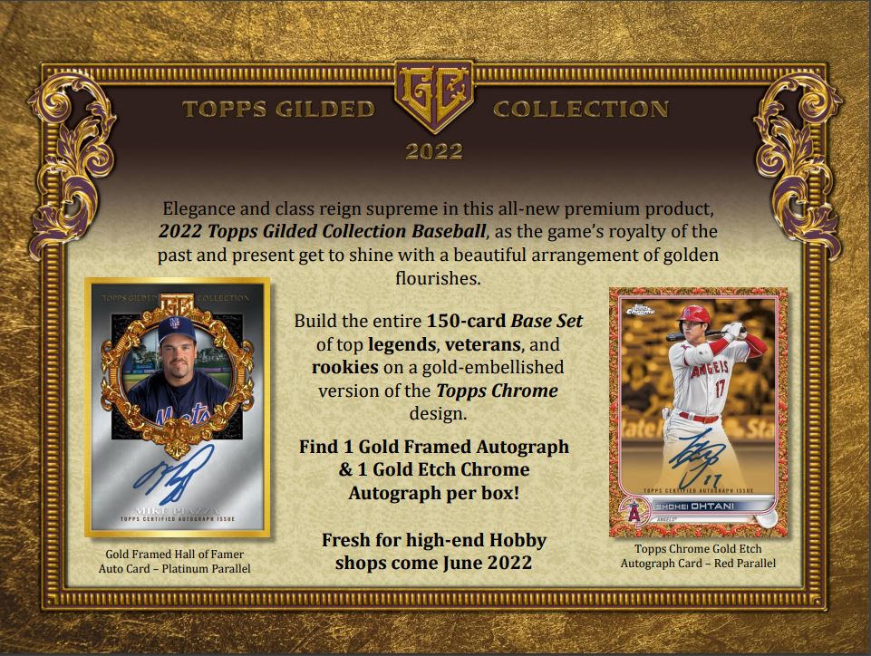 2022 Topps Gilded Collection Baseball