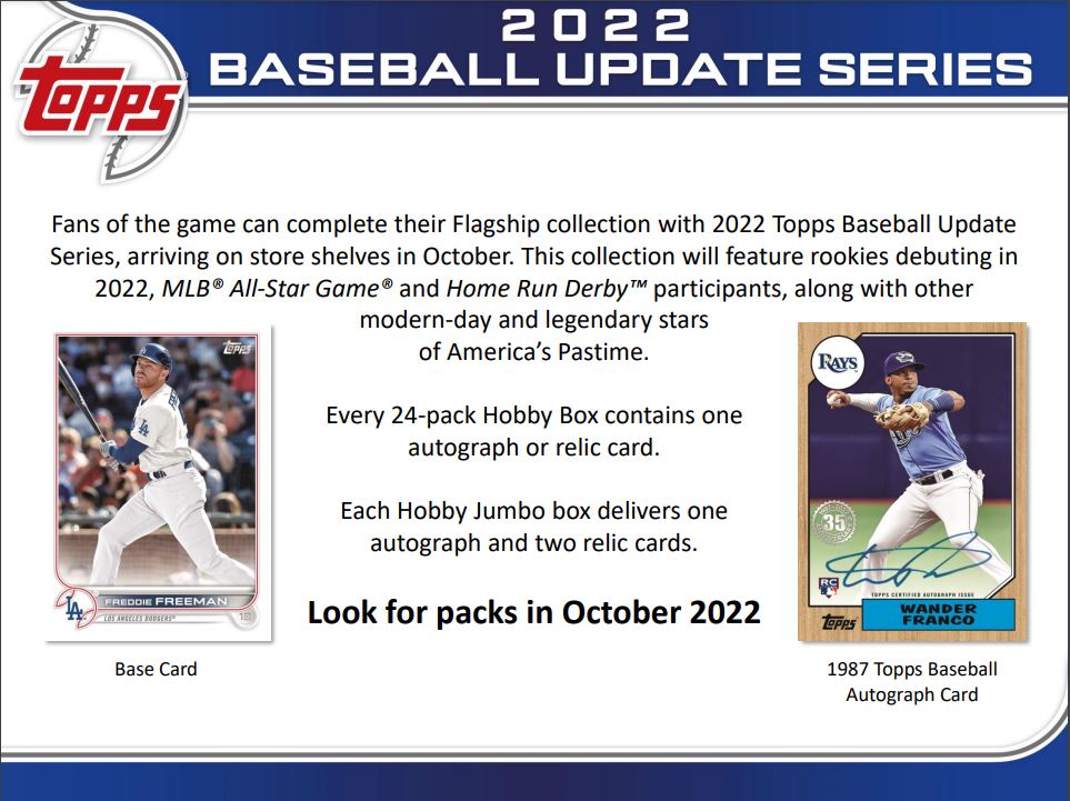 2022 Topps Update Baseball