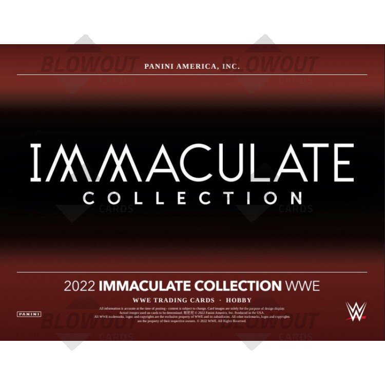 2022 Panini Immaculate WWE Wrestling