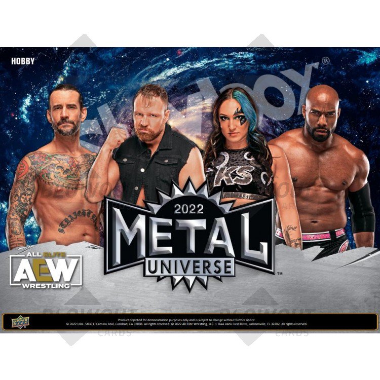 2022 Upper Deck AEW Skybox Metal Universe Wrestling