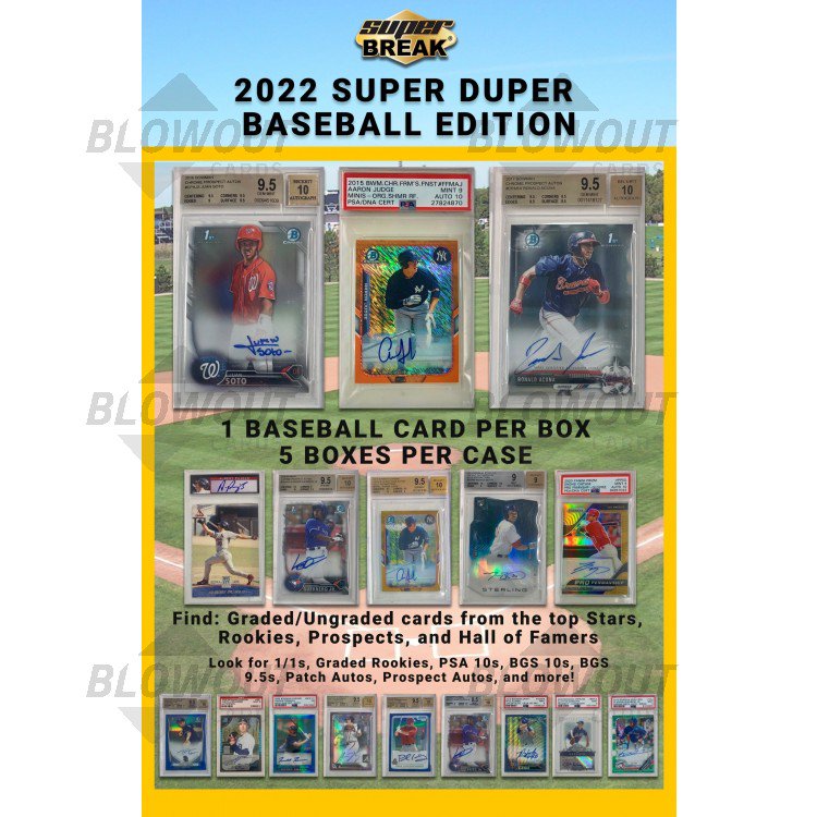2022 Super Break Super Duper Baseball