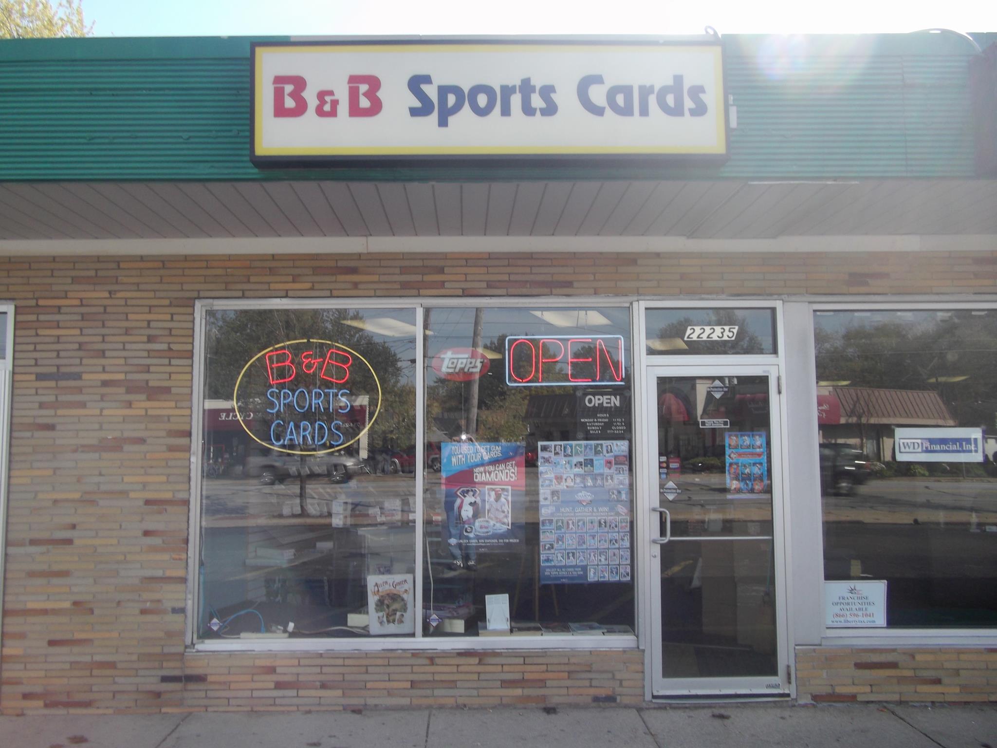 B & B Sports Cards