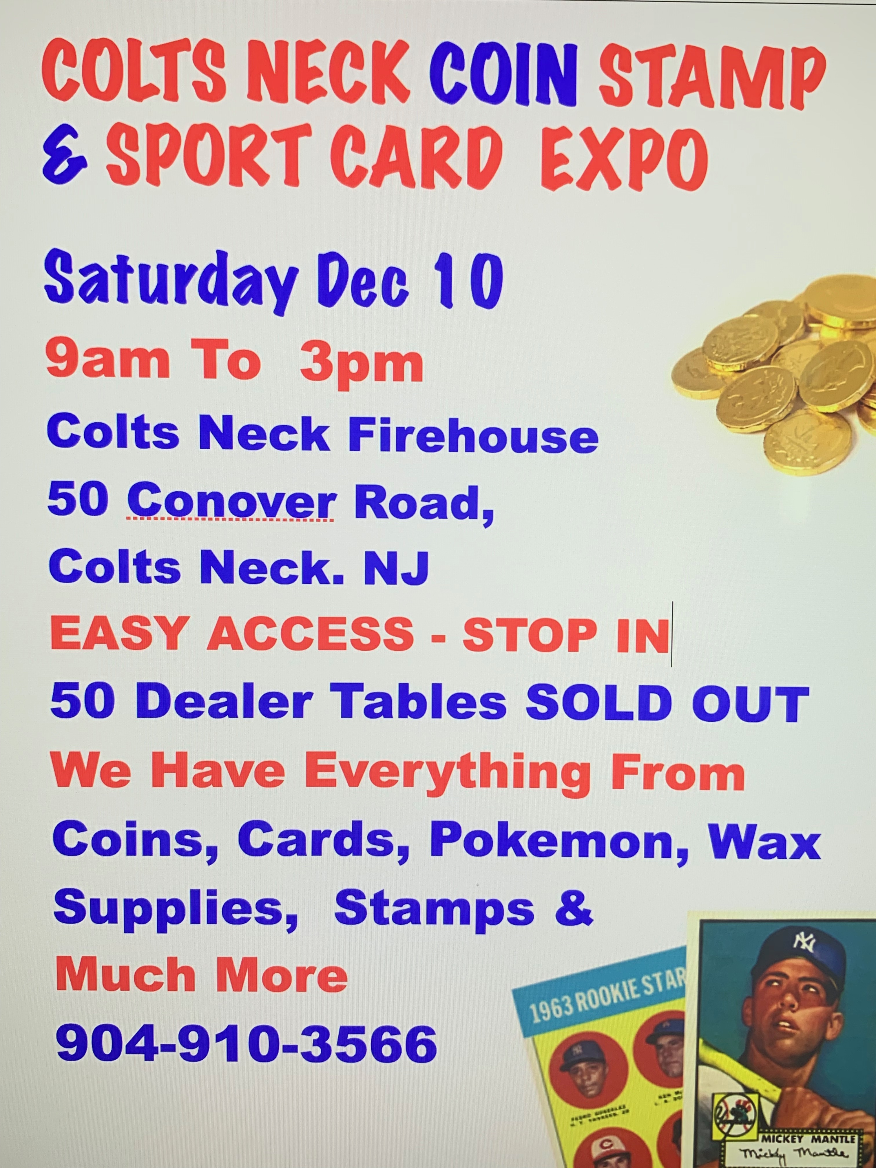 Colts Neck Coin Card Expo