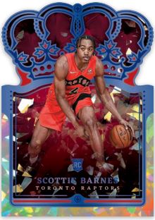 2021-22 Crown Royale Basketball Scottie Barnes Crystal Blue