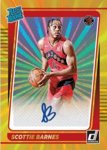 2021-22 Donruss Basketball Scottie Barned RC Auto