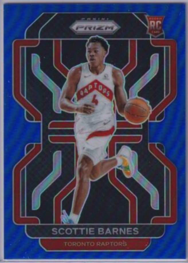 2021-22 Prizm Basketball Scottie Barnies Blue Prizm