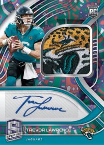 2021 Panini Spectra Football Trevor Lawrence RPA Psychedelic