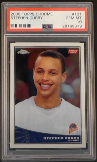 2009 Topps Stephen Curry PSA 10 Rookie