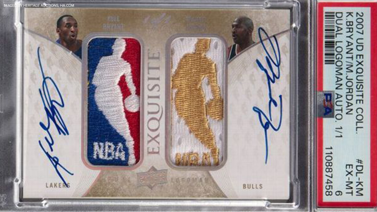 Record breaker: the one-of-one Jordan and Bryant dual Logoman that sold for 12.932 million