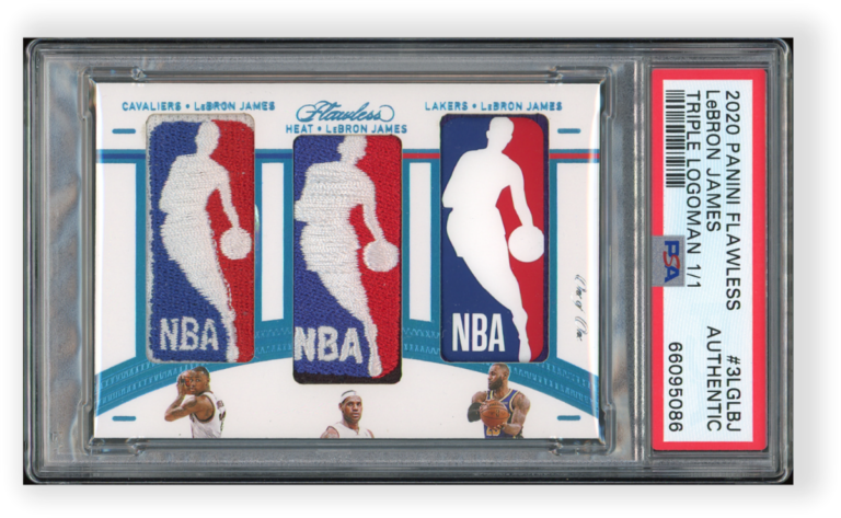 2022 Flawless Lebron James Triple Logoman 1/1