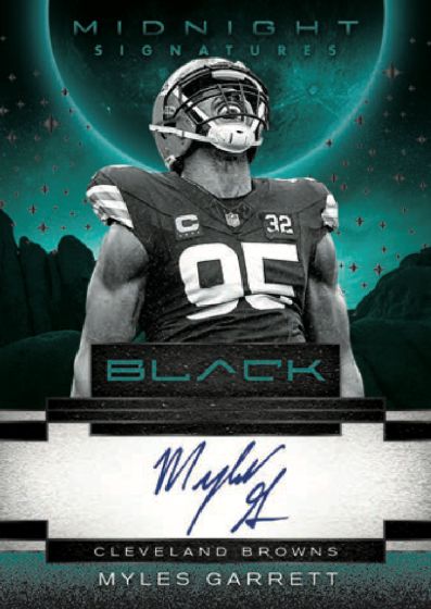 2025 Panini Black Football keeps the lights low and the hit rate high