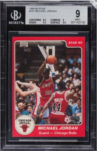1984-85 Star 101 Michael Jordan Rookie BGS 9