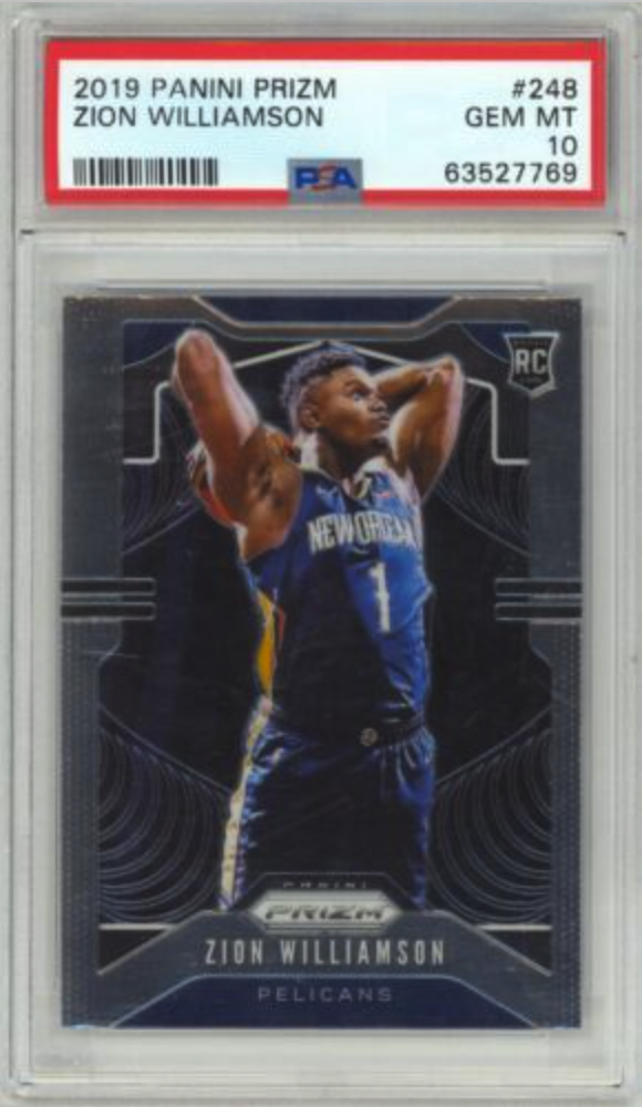 2019-20 Prizm Zion Williamson PSA 10 Rookie