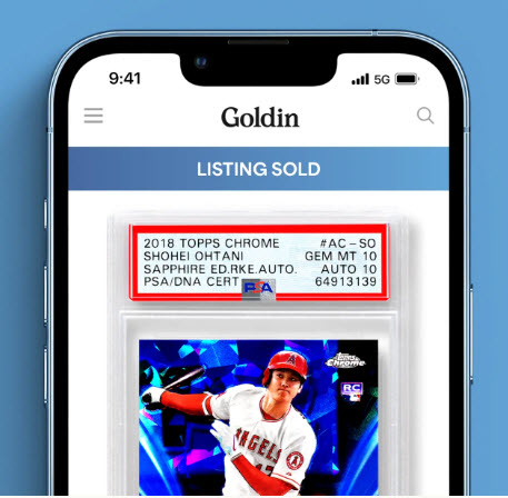 Collectors/Goldin Set to Open New Lower Cost Marketplace, Weekly Auctions