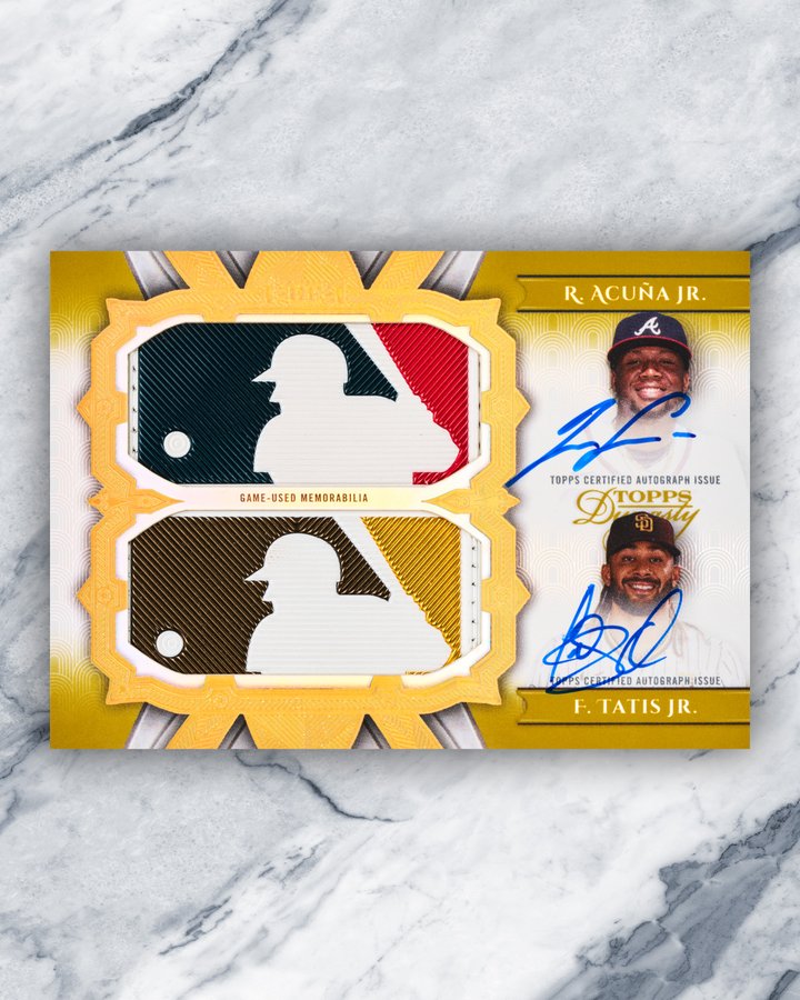 Topps Dynasty 2024 Unveils Dual Logoman Autograph Patch Cards Featuring MLB Superstars