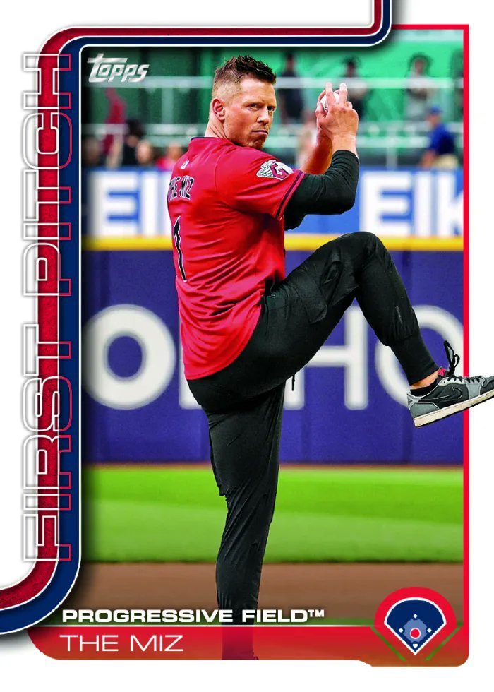 WWE’s The Miz Lands MLB Card in 2025 Topps Series 2 Set