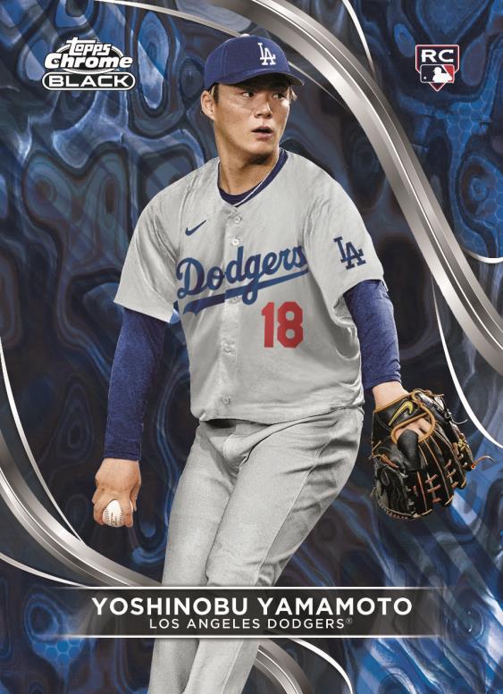 2024 Topps Chrome Black Baseball Set to Shine with New Features