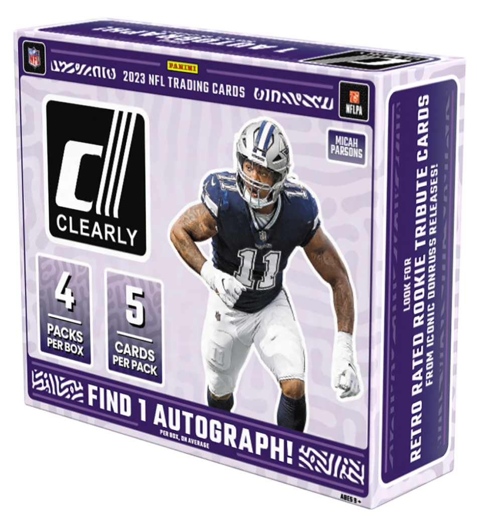 Preview of the 2023 Panini Clearly Donruss Football Set