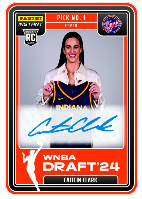 Caitlin Clark's WNBA Debut Cards Spark Frenzy on Panini's Website