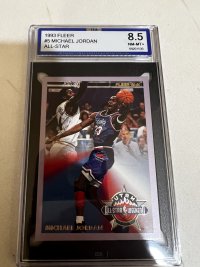 1993 Fleer All Star Michael Jordan ISA Grade 8.5