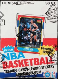 1986 Fleer Basketball Sealed Wax Box