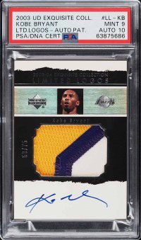 2003-04 Exquisite Collection Kobe Bryant Limited Logos BGS 9.5/10