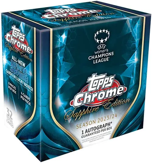 2023-24 Topps Chrome Sapphire UEFA Women’s Champions League Soccer