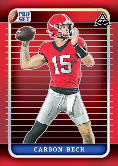 2023 Pro Set Metal Football Football