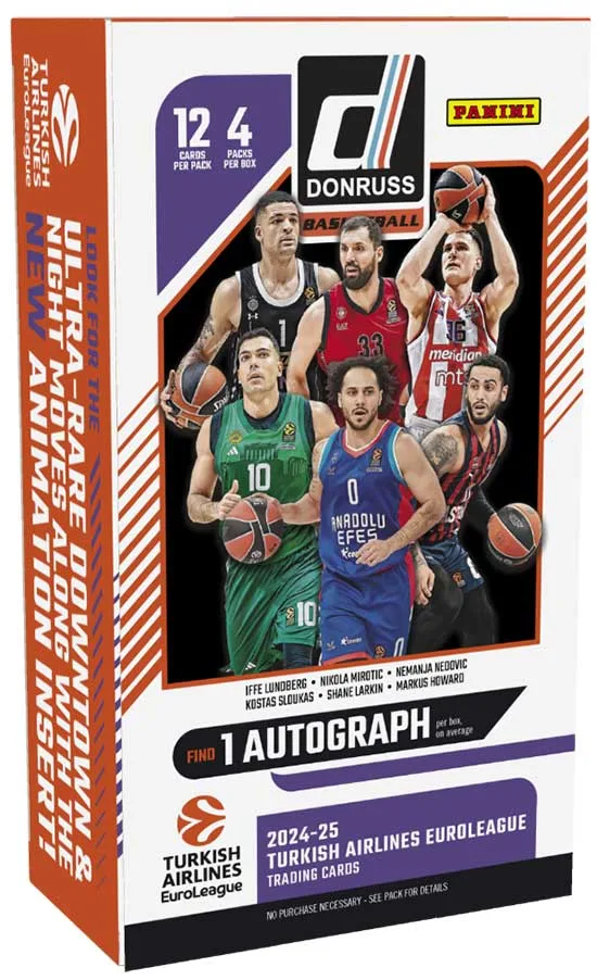 2024-25 Donruss Turkish Airlines EuroLeague Basketball