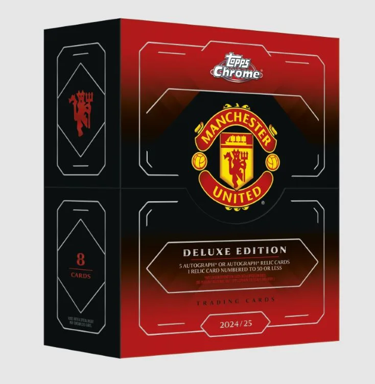 2024-25 Topps Chrome Deluxe Edition Manchester United