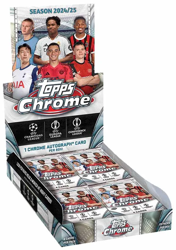 2024-25 Topps Chrome UEFA Club Competitions Soccer