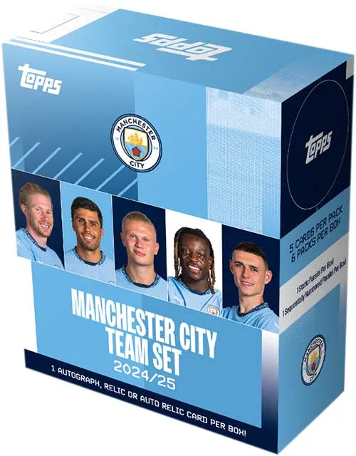 2024-25 Topps Manchester City FC Team Set