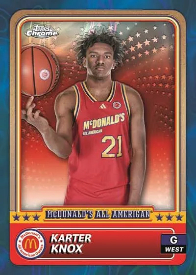 2024 Topps Chrome McDonald’s All American Basketball