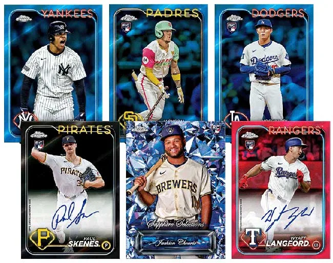 2024 Topps Chrome Sapphire Update Series Baseball