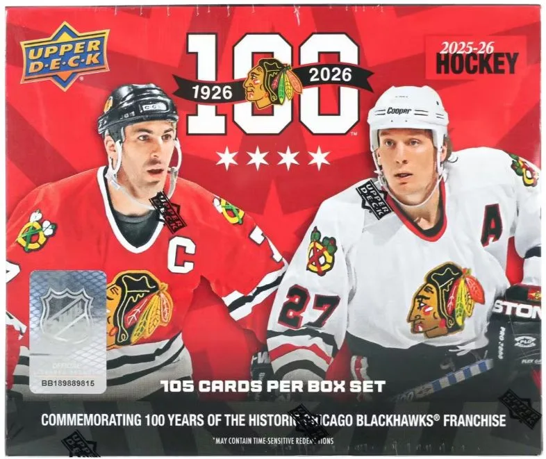 2025-26 Upper Deck Chicago Blackhawks Centennial Box Set