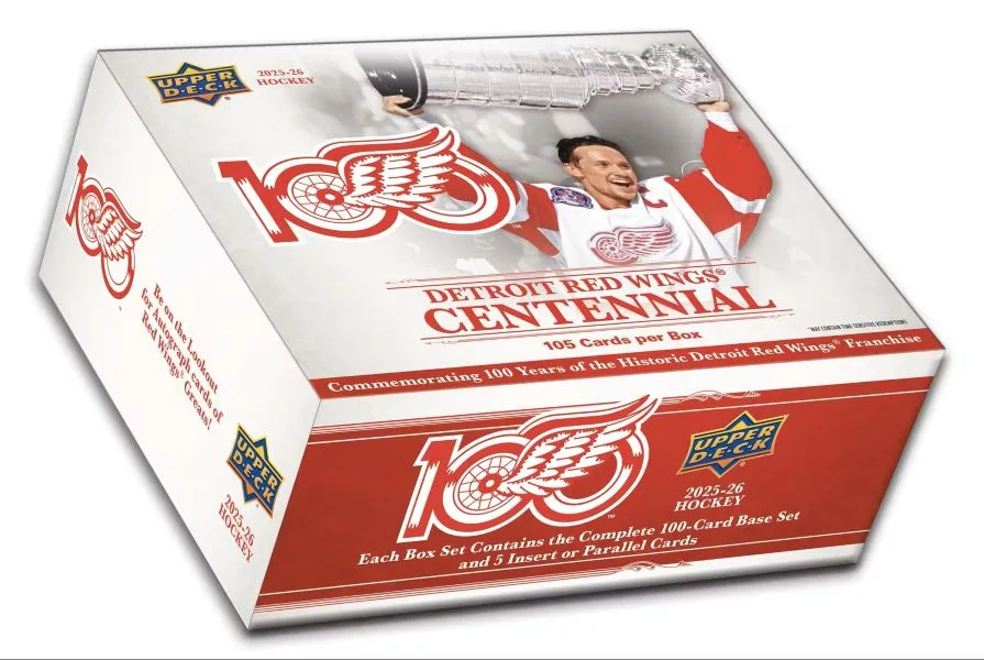 2025-26 Upper Deck Detroit Red Wings Centennial Box Set Hockey