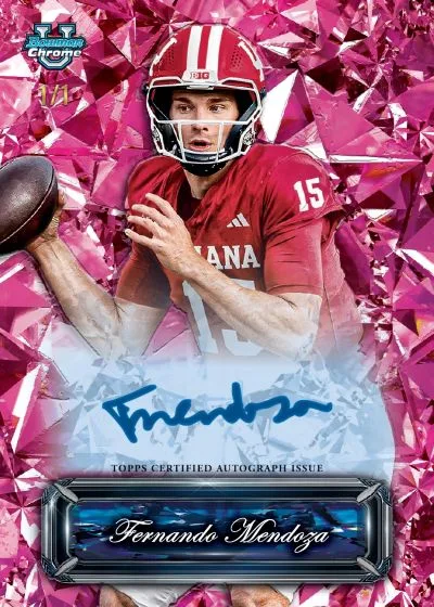 2025 Bowman Chrome Sapphire University Football
