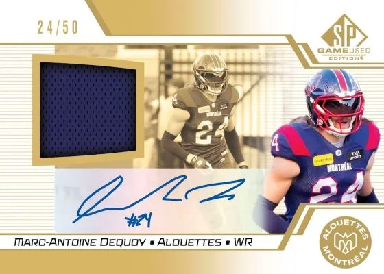 2025 SP Game Used CFL Football