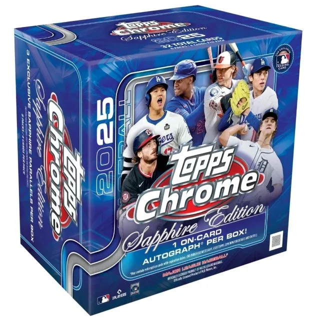 2025 Topps Chrome Sapphire Baseball
